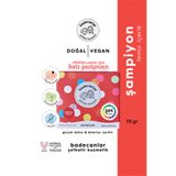 Badecanlar Şefkatli Kozmetik Dökülen Şaçlar Için Defne Ve Biberiye Içeren Bitkisel Doğal Katı Şampuan 70gr