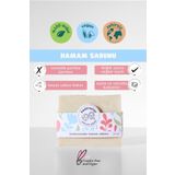 Badecanlar Şefkatli Kozmetik El Yapımı Doğal Kalıp Hamam Sabunu (SENTETİK PARFÜM VEYA ESANS IÇERMEZ) 100gr