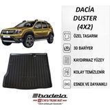 Badela 2010-2017 Dacia Duster Bagaj Havuzu 4x2 Uyumlu 3D Kauçuk