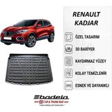 Badela 2015-2022 Renault Kadjar Bagaj Havuzu 3D Kauçuk