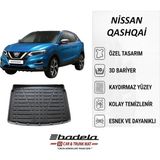 Badela 2017-2021 Model Nissan Qashqai Bagaj Havuzu (Alt Kademe, Geniş Alan Kullanım) 3D Kauçuk