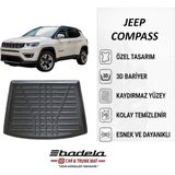 Badela 2017-2025 Jeep Compass Bagaj Havuzu (Üst Kademe, Bagaj Eşik Hizasında Kullanım) 3D Kauçuk