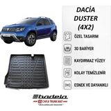 Badela 2018-2023 Dacia Duster Bagaj Havuzu 4x2 Uyumlu 3D Kauçuk
