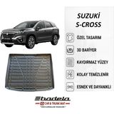 Badela 2022-2026 Suzuki S-Cross Bagaj Havuzu (Üst Kademe, Bagaj Eşik Hizasında Kullanım) 3D Kauçuk