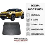 Badela 2022-2026 Toyota Yaris Cross Bagaj Havuzu (Alt Kademe, Geniş Alan Kullanım) 3D Kauçuk