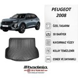 Badela 2023-2026 Peugeot 2008 Bagaj Havuzu (Alt Kademe, Geniş Alan Kullanım) 3D Kauçuk