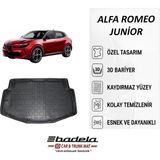 Badela 2024-2026 Alfa Romeo Junior Ibrida Bagaj Havuzu (Üst Kademe, Bagaj Eşik Hizasında Kullanım) 3D Kauçuk