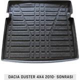 Badela Dacıa Duster 4x4 2010- Sonrası 3D Kauçuk Bagaj Havuzu - Siyah