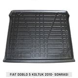 Badela Fıat Doblo Koltuklu Van 2010-2022 3D Kauçuk Bagaj Havuzu - Siyah