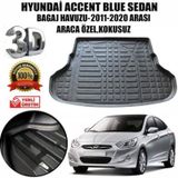 Badela Hyundai Accent Blue 2014 3D Kauçuk Bagaj Havuzu