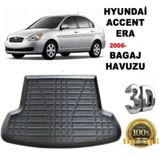 Badela Hyundai Accent Era 2009 3D Kauçuk Bagaj Havuzu