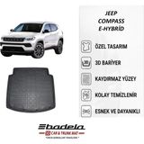 Badela Jeep Compass 2026 Uyumlu 3D Kauçuk Bagaj Havuzu (ÜST KADEME, Bagaj Eşik Hizasında kullanım)