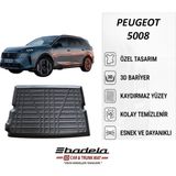 Badela Peugeot 5008 2025-2026 Uyumlu 3D Kauçuk Bagaj Havuzu