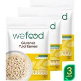 Badelya Wefood Glütensiz Yulaf Ezmesi 300 gr X3 Yüksek Lif İçerir Doğal Protein Kaynağı