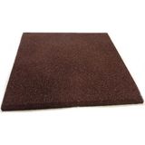 Badem Karo Kauçuk Zemin Kaplama Bordo Renk 40 x 40 cm 2cm Tartan