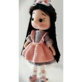 Badem Şekeri Bebek Amigurumi Organik Oyuncak