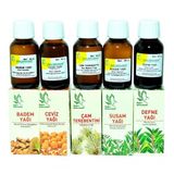 Badem Susam Defne Çam Terebentin Ceviz Yağı Saç Bakım Seti 5X50ML