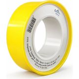 Badem10 (1 Adet) Doğalgaz Teflon Bant Büyük 12 mm x 8 Metre - Sarı