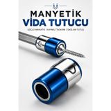 Badem10 (1 Adet) Mıknatıslı Vida Tutucu Halka 1/4 İnç 6,35 mm Bits Uç Matkap Tornavida Vidalama Aparatı
