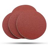 Badem10 100 Adet 115 mm Spiral Avuç Taşlama Jumbo Paket 60 Kum Cırt Zımpara