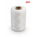 Badem10 100 Gr Çırpı İpi | Beyaz İnşaat Duvar Uçurtma İpi Dayanıklı Örgülü Naylon İp