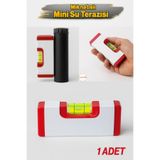 Badem10 120 mm 12 cm Mıknatıslı Mini Su Terazisi Küçük Hassas El Tipi İnşaat Montaj Terazisi