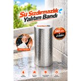 Badem10 148 Mm 2 Metre Çatı İzolasyon Bandı Su Sızdırmazlık Geçirmezlik Yalıtım Çamur Tamir Çatlak Boru Bant