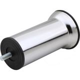 Badem10 16'lı Set Krom 12 cm Metal Mobilya - Kanepe - Koltuk - Baza - Yatak - Çekyat Yükseltme Ayağı M8 Civata