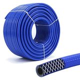 Badem10 25 Metre Çelik Kompresör 8 mm Thermo Hortum Mavi Hava Hortumu