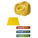 Badem10 25 Metre Teknomer Pvc Su Tutucu Bant Su Yalıtımı İnşaat Perde Temel Arasına Yalıtım Bandı 25 Metre