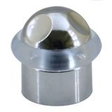 Badem10 35 mm Silikonlu Contalı Vidalı Mat Krom Kapı Stoperi
