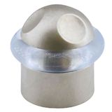 Badem10 35 mm Silikonlu Contalı Vidalı Saten Kapı Stoperi