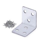 Badem10 35x35x30 mm 5 Adet Mobilya Dolap Köşe Bağlantı Sabitleme L Demir Gönye