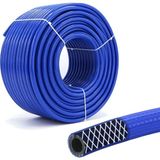 Badem10 40 Metre Çelik Kompresör 8 mm Thermo Hortum Mavi Hava Hortumu