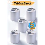 Badem10 5 Adet Çatı Izolasyon 9.6 Cm X 2 Mt Su Sızdırmazlık Geçirmezlik Yalıtım Çamur Tamir Boru Bant Bandı