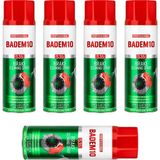 Badem10 (5 Adet) Fren Balata Temizleme Sprey 500 ml Yağ Sökücü Hızlı Kuruyan Profesyonel Disk Temizlik Ürünü - Yeşil