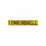 Badem10 9x50 cm Long Vehichle Yazısı Reflektörlü Fosforlu Şerit Bant