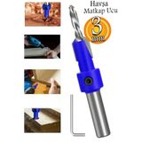 Badem10 Ahşap Mdf Sunta Matkap Havşa Ahşap Açma Matkap Ucu 3 Mm Havşalı