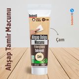 Badem10 Ahşap Parke Tamir Macunu Çam Renk Mobilya Masa Dolgu Çatlak Çizik Giderici 125 ml