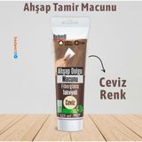 Badem10 Ahşap Parke Tamir Macunu Ceviz Renk Mobilya Masa Dolgu Çatlak Çizik Giderici 125 ml Kullanım Hazır