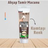 Badem10 Ahşap Parke Tamir Macunu Kumtaşı Renk Mobilya Masa Dolgu Çatlak Çizik Giderici 125 ml Kullanım Hazır - Kum Beji