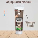 Badem10 Ahşap Parke Tamir Macunu Venge Renk Mobilya Masa Dolgu Çatlak Çizik Giderici 125 ml Kullanıma Hazır