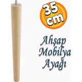 Badem10 Ahşap Sehpa Masa Puf Tabure Tv Ünitesi Ayağı Ayakları M8 Civatalı 35 Cm