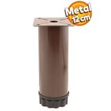 Badem10 Akça Ayarlanabilir Metal 12 Cm Kahverengi Mobilya Kanepe Koltuk Baza Destek Ayağı Ayakları