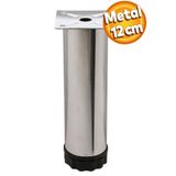 Badem10 Akça Ayarlanabilir Metal 12 Cm Krom Mobilya Kanepe Koltuk Baza Yükseltici Destek Ayağı Ayakları