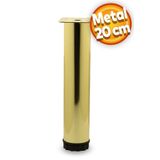 Badem10 Akça Ayarlanabilir Metal 20 Cm Gold Mobilya Kanepe Koltuk Baza Yükseltici Destek Ayağı Ayakları