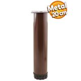 Badem10 Akça Ayarlanabilir Metal 20 Cm Kahverengi Mobilya Kanepe Koltuk Baza Destek Ayağı Ayakları