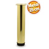 Badem10 Akça Ayarlanabilir Metal 25 Cm Gold Mobilya Kanepe Koltuk Baza Yükseltici Destek Ayağı Ayakları