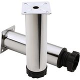Badem10 Akça Ayarlanabilir Mobilya Kanepe Koltuk Baza Yükseltme Yükseltici Ayağı Metal Ayakları 15 Cm Krom - Yok