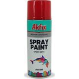 Badem10 Akfix Parlak Kırmızı Akrilik Sprey Boya 400 ml İç ve Dış Mekan Uygulama için Yüksek Kapatıcılık